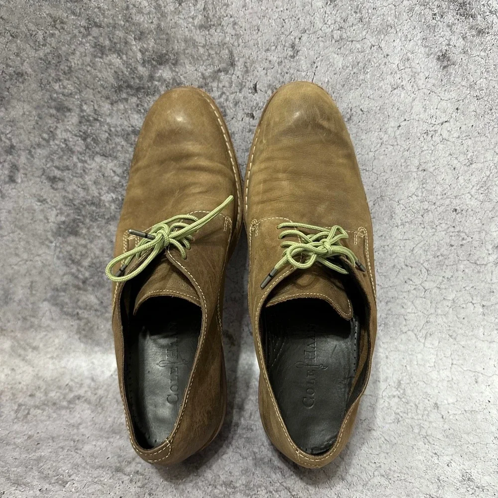 Cole Haan Air Colton Oxford Mens 8 Tan Suede C08042 Nike Air Cushion Plain Toe